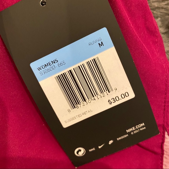 Nike Women’s Dri-fit Running Shorts in Pink/ Berry - Picture 5 of 6